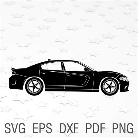 Dodge Svg Cars Decal Sticker Svg Car Dodge Vector Printable Etsy