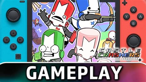 Castle Crashers Remastered First 10 Minutes On Switch Youtube