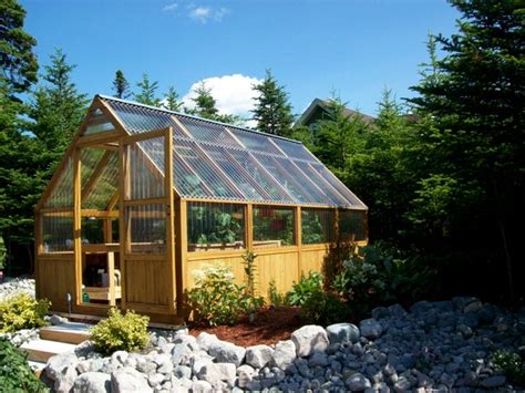 9 X 16 Greenhouse Plans Polycarbonate Covered Cedar Wood Etsy