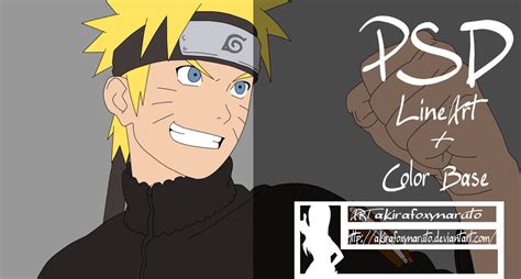 Naruto Lineartcolorbase By Akirafoxynaruto On Deviantart