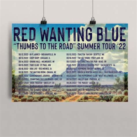 Posters Red Wanting Blue Online Store