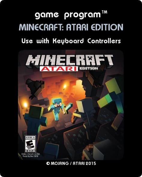 Minecraft Atari Edition Atari Box Art Cover By Anonymousguy