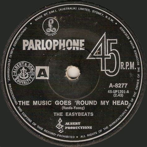 The Easybeats The Music Goes Round My Head Discogs