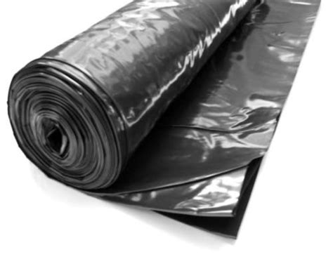 Heavy Duty Black Polythene Plastic Sheeting Dpm Roll Sheet For Covering