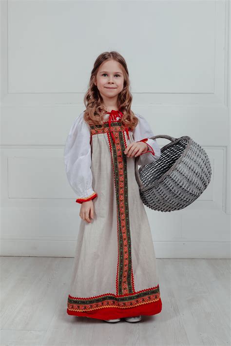 Русский народный костюм детский Прокат костюмов в Москве от Studio 68