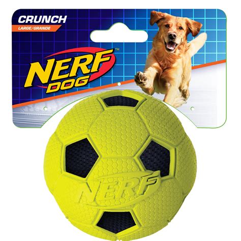 Nerf Dog Large Soccer Crunch Ball Nerf Dog Toys