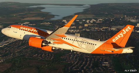 EasyJet Airbus A Neo G UZHA K Livery For MSFS