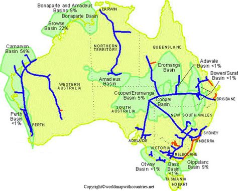 4 Free Labeled Australian Rivers Map In Pdf