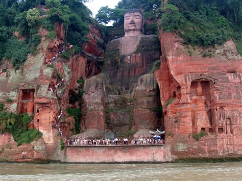 Giant Buddha Of Leshan China