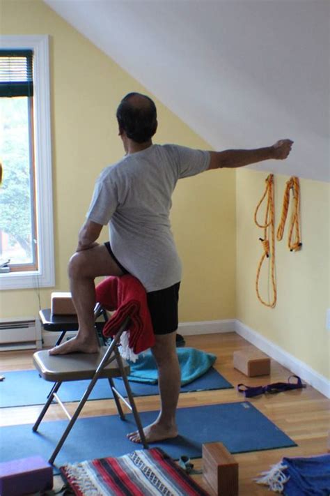 Standing Marychiasana Yoga Poses For Men Yoga For Men Asana Bks Iyengar Yoga Wall Knee