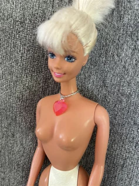 Mattel Barbie Doll Blonde Hair Blue Eyes Nude Naked For Ooak Custom Picclick