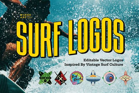 Maybe you would like to learn more about one of these? Vintage Surf Logo Design Templates - Graphics - YouWorkForThem