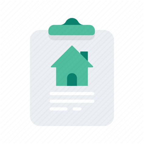 Clipboard Clipchart Estate Property Real Icon Download On Iconfinder