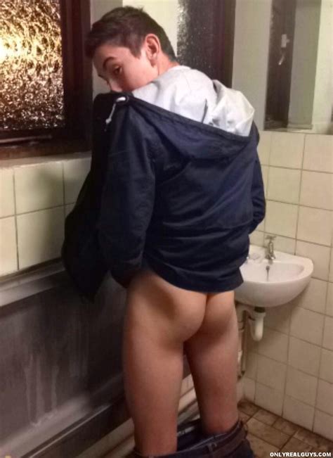 Drunk Straight Guys Caught On Camera Cute College Boy Caught Bare Assed At The Urinal