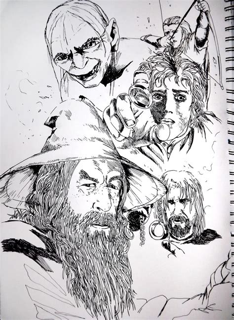 Lord Of The Rings Drawing By 0618623 On Deviantart