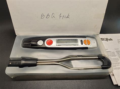 Smart Bbq Digital Bbq Temperature Fork With Led Light New In Box Ebay