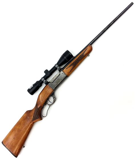 Savage Model 1899 Lever Action Rifle With Scope 300 Savage