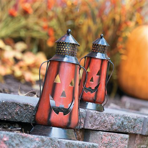 Our metal garages for sale are safe, sturdy places to stow your vehicles or other valuables. Jack-O'-Lantern Metal Lanterns Halloween Decorations ...
