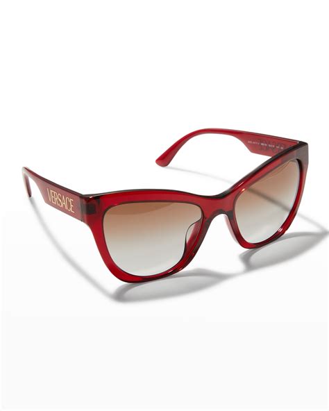 ferragamo classic logo acetate cat eye sunglasses neiman marcus