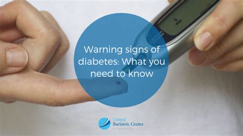 Warning Signs Of Diabetes What You Need To Know United Surgical