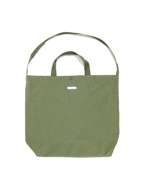 Engineered Garments Cotton Ripstop Carry All Tote Olive Garmentory