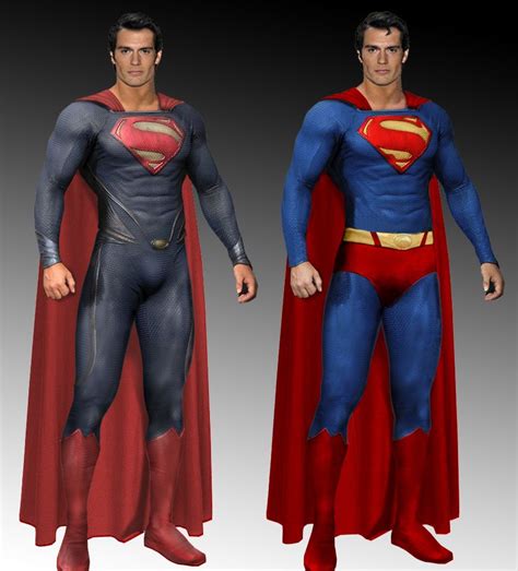 New Original First Superman Man Of Steel Costume Superman Suit