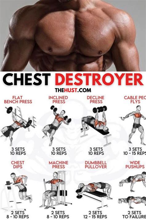Super Chest Destroyer Workout Plan In Workout Training Programs Gym Workouts For Men