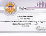 Photos of Jko Military Education