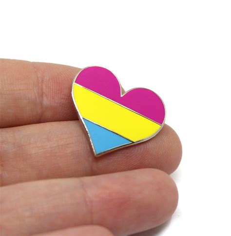 No matter what happens, nobody can take our pride away from us. PrideOutlet > Lapel Pins > Pansexual Pride Heart Lapel Pin
