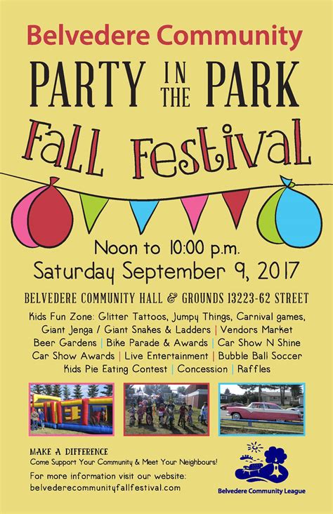 Fall Festival Belvedere Community