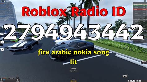 Fire Arabic Nokia Song Lit Roblox Code Youtube