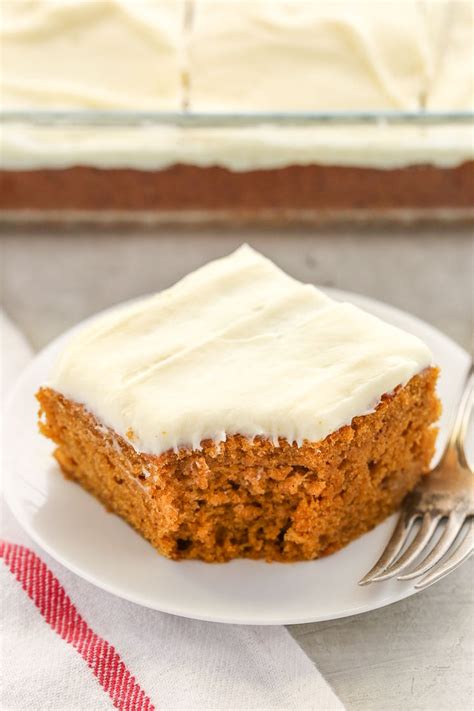 Pumpkin Cake With Cream Cheese Frosting Live Well Bake Often