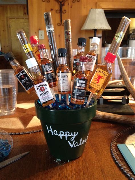 About their valentine's day spending expectations. "Man Bouquet" with cigars and bourbon for valentines day ...