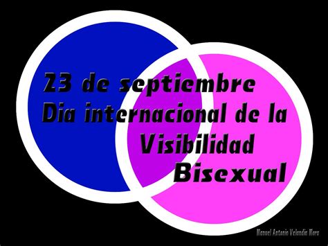 23 De Septiembre Día Internacional De La Visibilidad Bisexual