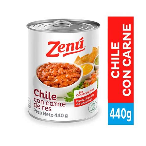 La Vaquita Chile Con Carne De Res Zenú Lata x gr