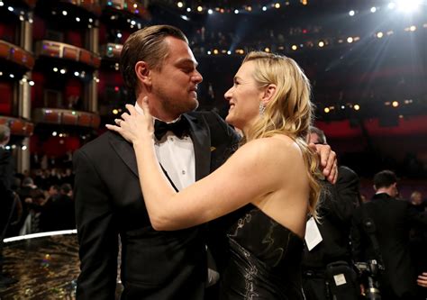 Oscars 2016 Kate Winslet Breaks Into Tears Of Joy As Leonardo Dicaprio