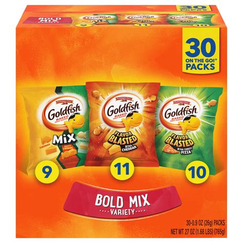 Pepperidge Farm Goldfish Bold Mix Flavor Blasted Variety Pack - Shop