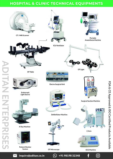Hospital And Clinic Technical Equipments Aditan Enterprises