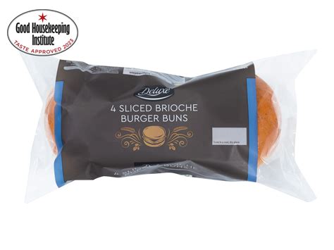 Deluxe Brioche Burger Buns Lidl UK