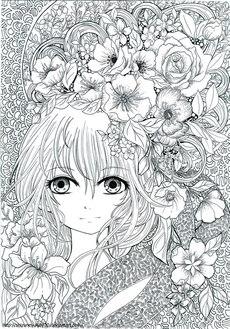 Anime Coloring Pages To Print Out 68 Svg Cut File