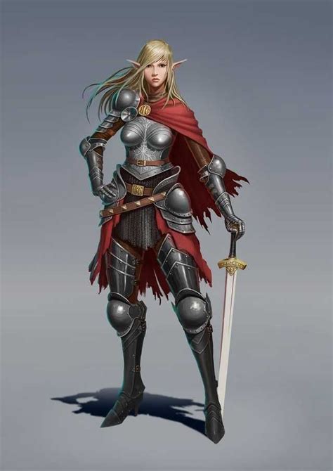 Elves Fantasy Female Warrior Warrior Woman Elves