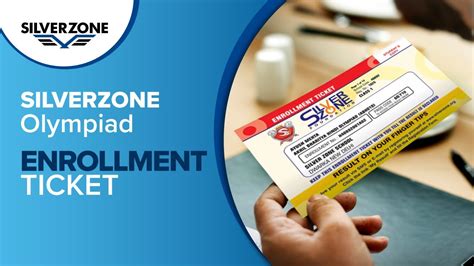 Enrollment Ticket From Silverzone Olympiad Overview Usage Youtube