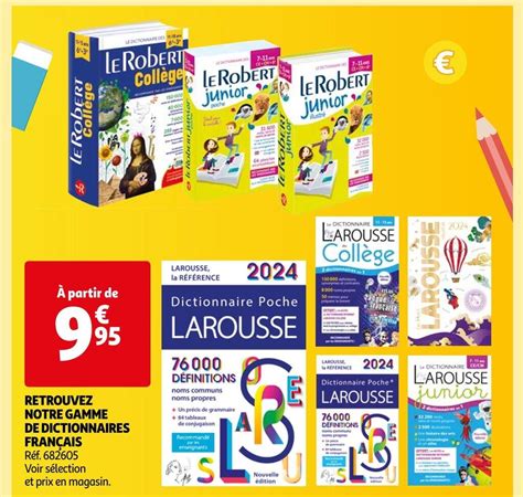 Promo Retrouvez Notre Gamme De Dictionnaires Français Chez Auchan
