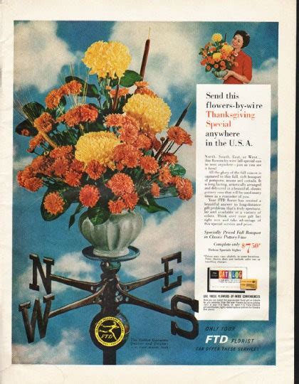 Order modern corsage from dr delphinium designs & events, your local dallas florist. 1961 Florists' Telegraph Delivery Vintage Ad "flowers-by-wire"