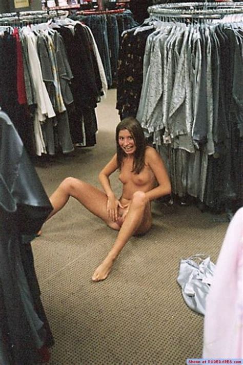 Eszter M Nude In The Department Store Lookwhosstaiking