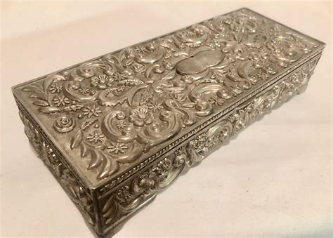 Godinger Silver Plate Jewelry Box