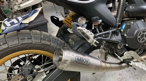 Arrow Exhaust Ducati Scrambler Desert Sled Reviewmotors Co