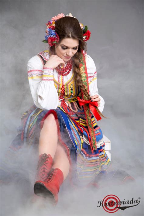 Folklore Lamus Dworski Polish Traditional Costume Folk Fashion Polish Clothing