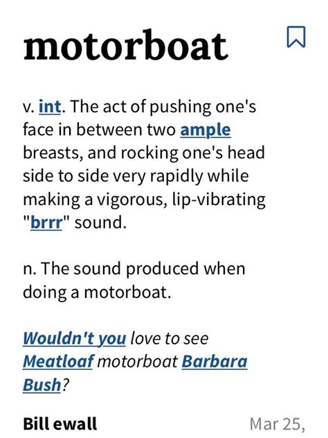 What Does The Term Motorboating Mean Sexually
