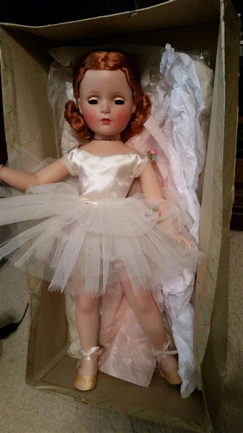 Rare Redhead Nina Ballerina Hard Plastic Mint In Box Vintage Madame Alexander Dolls